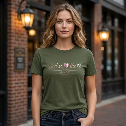 God So Loved The World Premium Essential Tee - STANDARD ISSUE