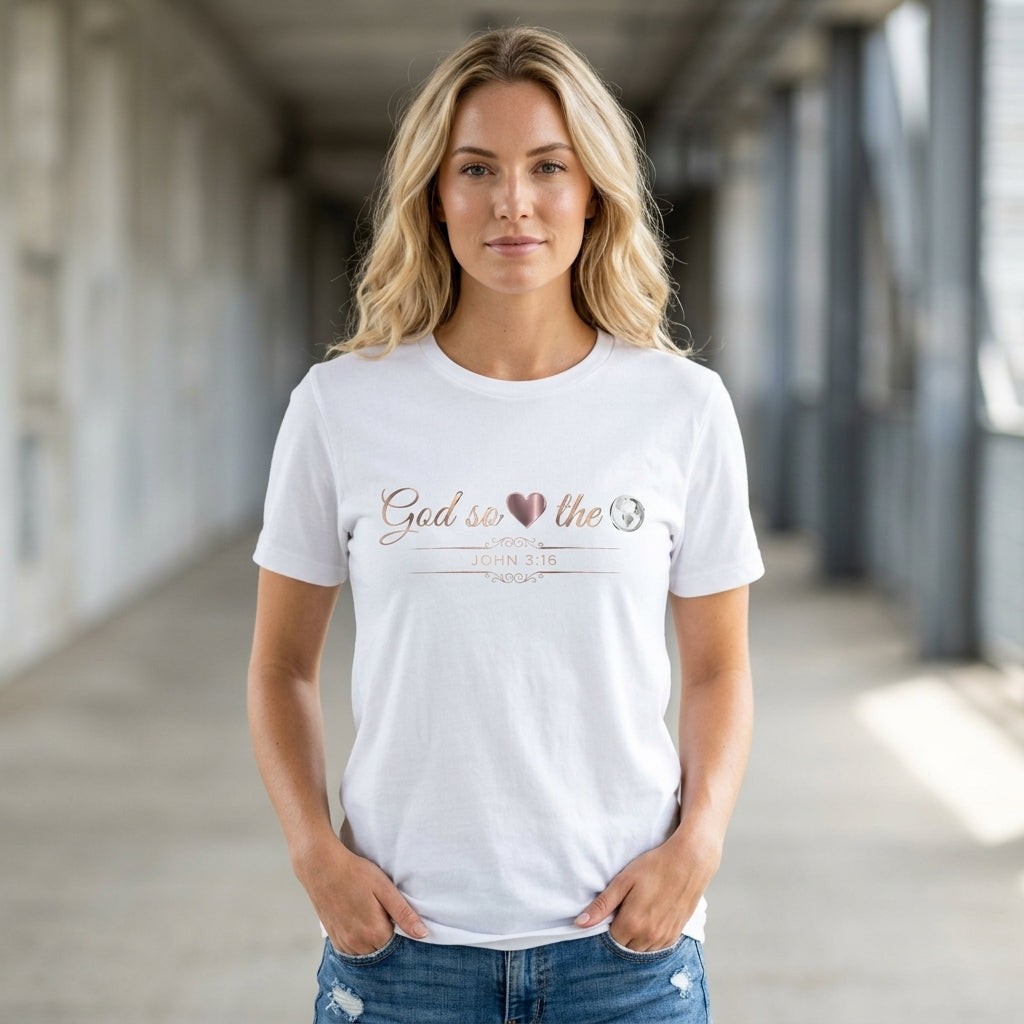 God So Loved The World Premium Essential Tee - STANDARD ISSUE