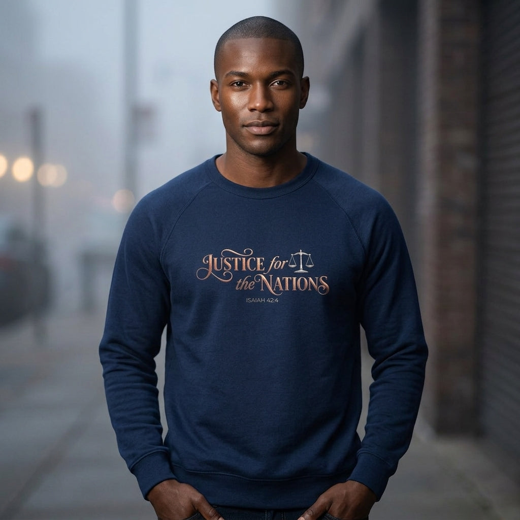 Justice For The Nations Premium Heavyweight Crewneck
