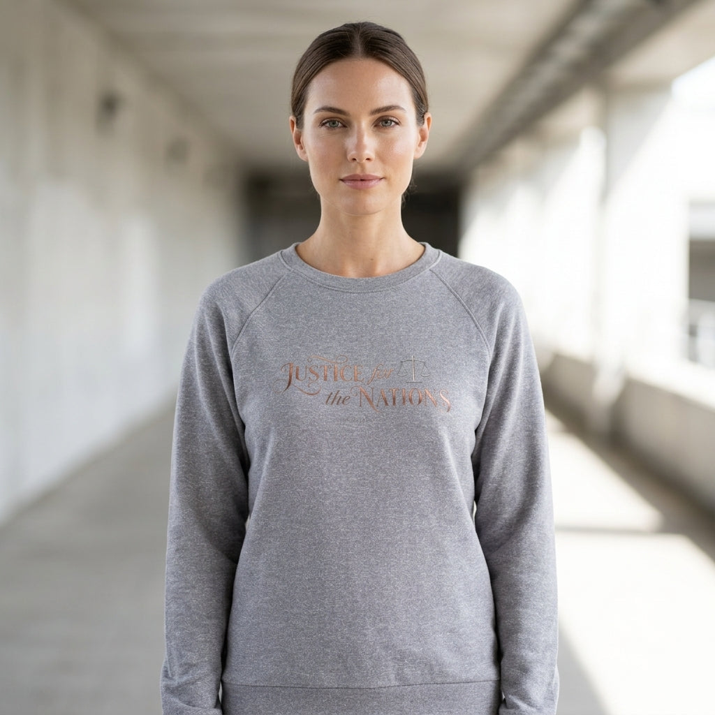 Justice For The Nations Premium Heavyweight Crewneck