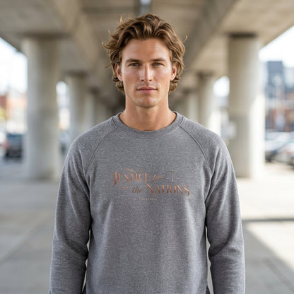 Justice For The Nations Premium Heavyweight Crewneck