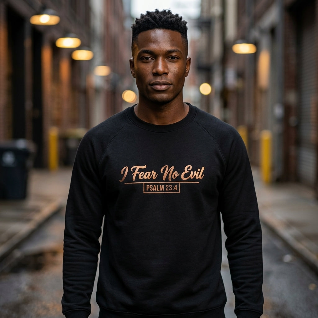I Fear No Evil Premium Heavyweight Crewneck