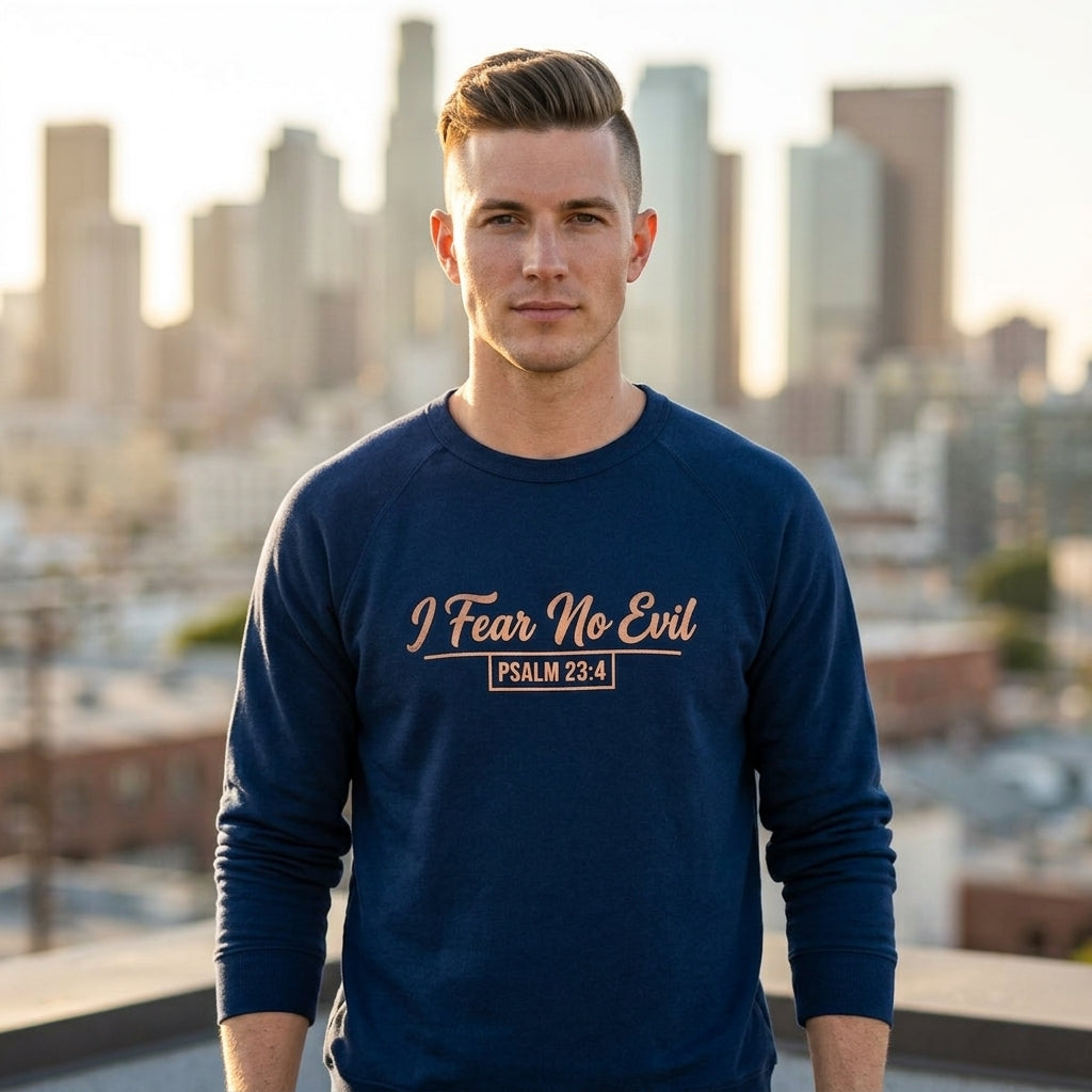 I Fear No Evil Premium Heavyweight Crewneck