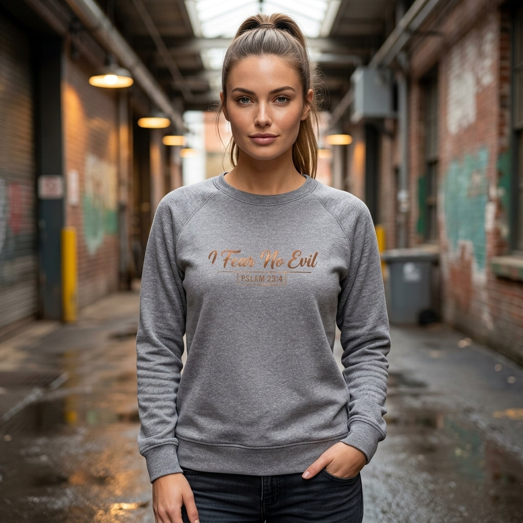 I Fear No Evil Premium Heavyweight Crewneck