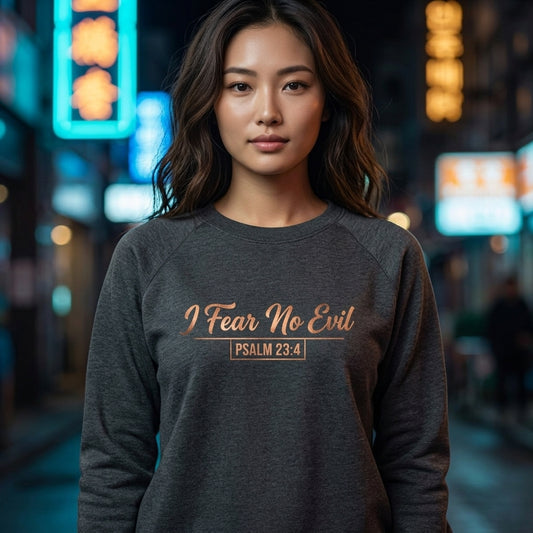 I Fear No Evil Premium Heavyweight Crewneck