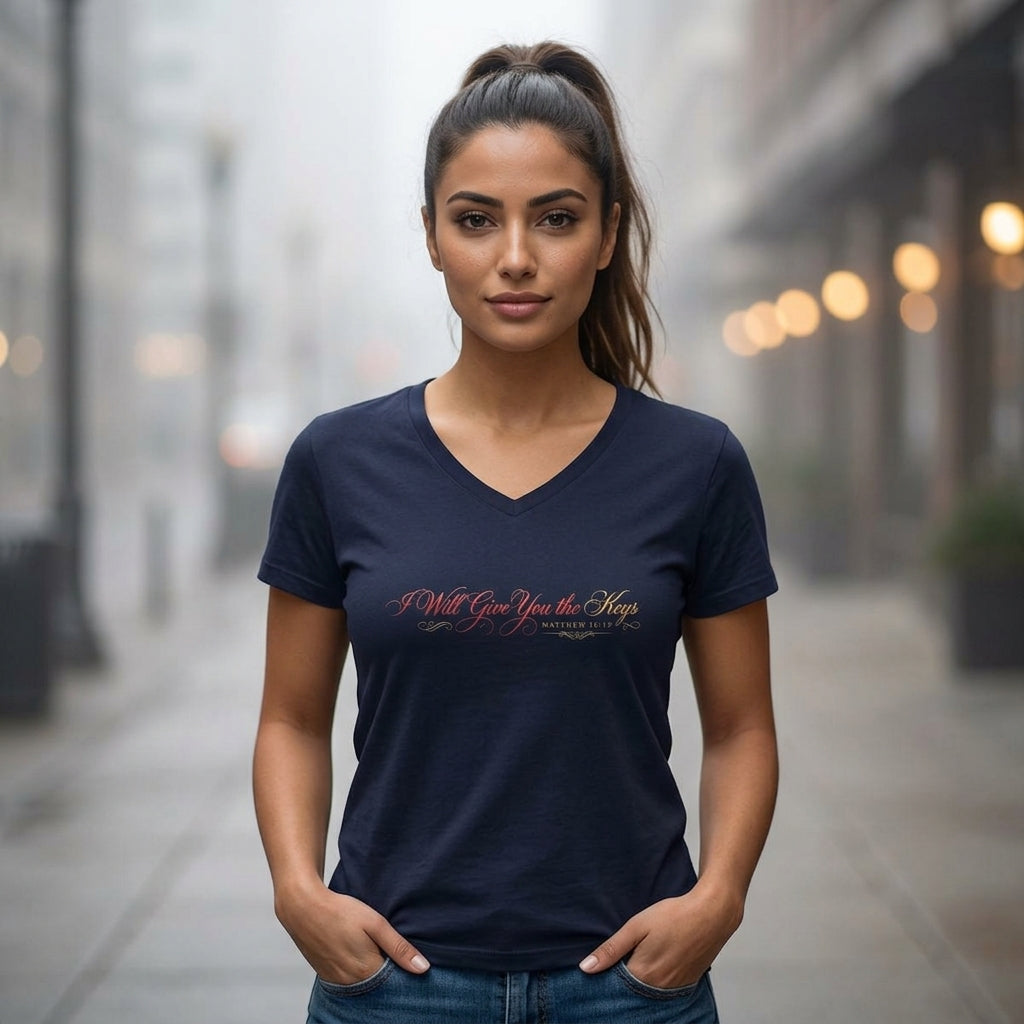 I Will Give You The Keys Premium V-Neck | STANDARD ISSUE