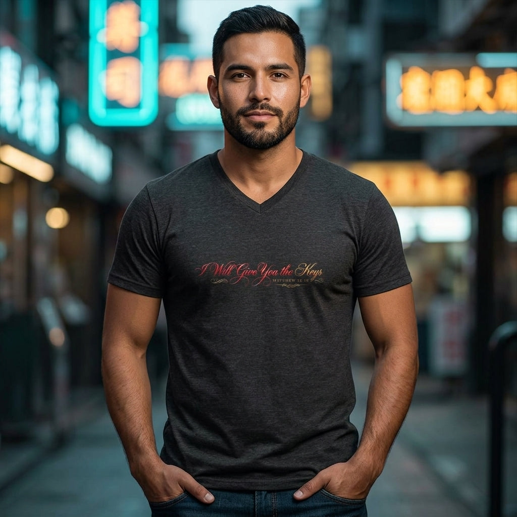 I Will Give You The Keys Premium V-Neck | STANDARD ISSUE