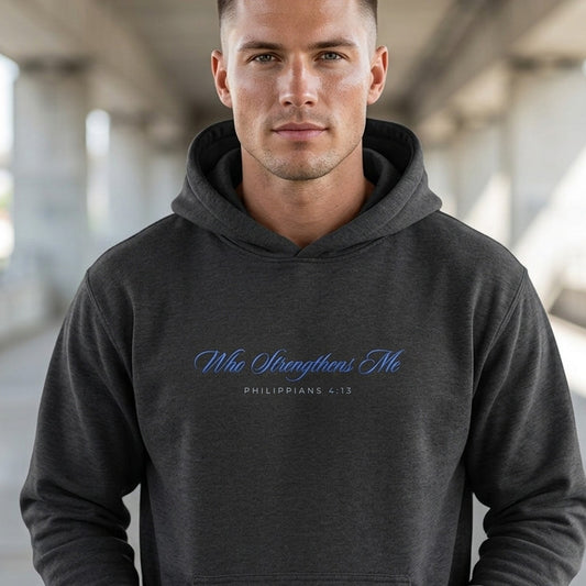 Who Strengthens Me Premium Hoodie