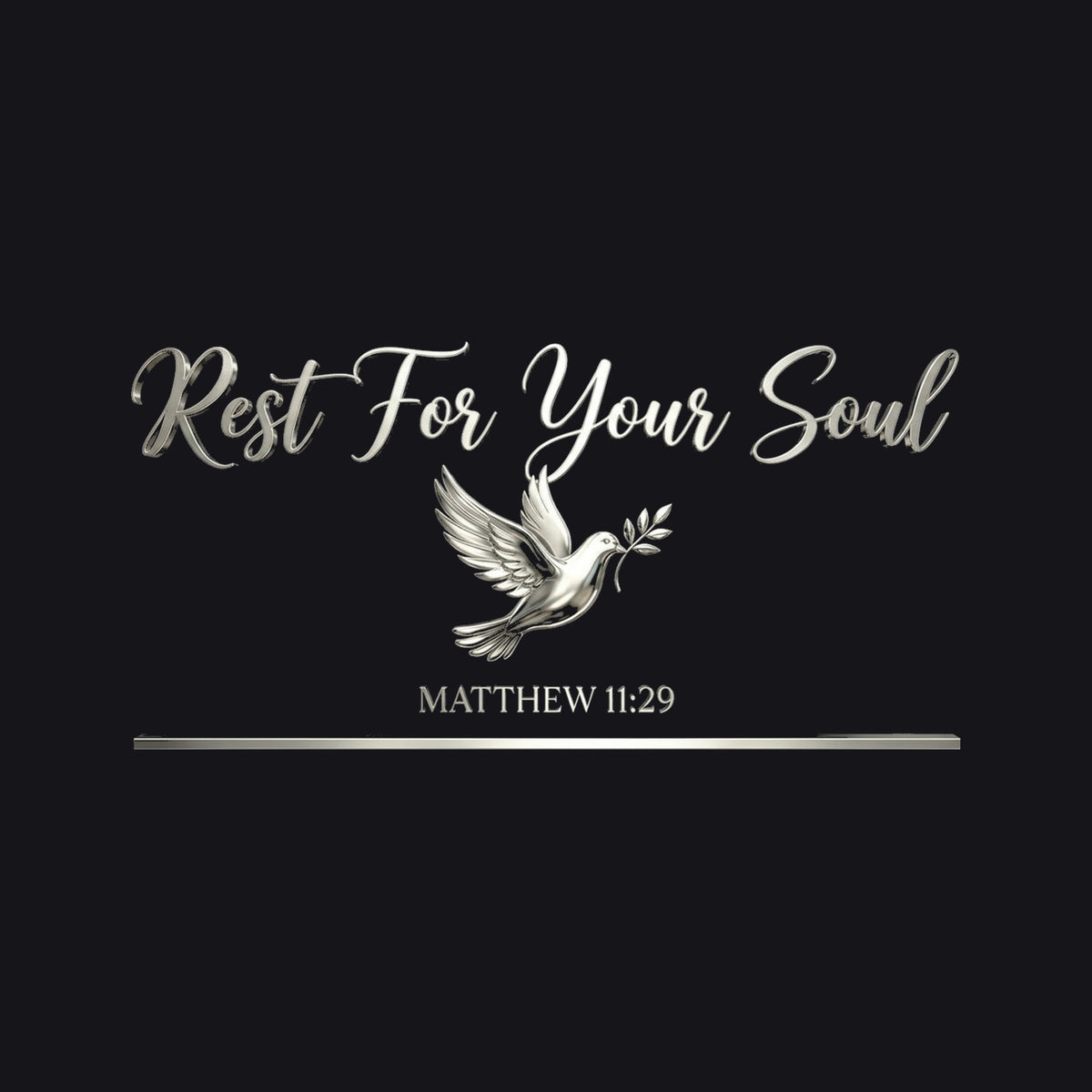 Rest For Your Soul Matthew 11:29 Christian Pullover Hoodie - Unisex Faith Apparel, Scripture Graphic, Soft Cotton