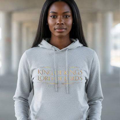 Jesus King of Kings Revelation 19:16 Christian Hoodie - Unisex Faith Apparel, Scripture Graphic, Soft Cotton