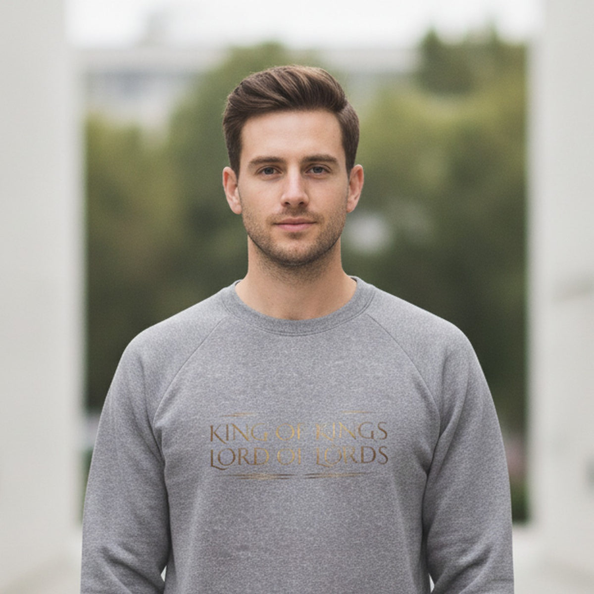 Jesus King of Kings Revelation 19:16 Christian Crewneck - Unisex Faith Apparel, Scripture Graphic, Soft Cotton