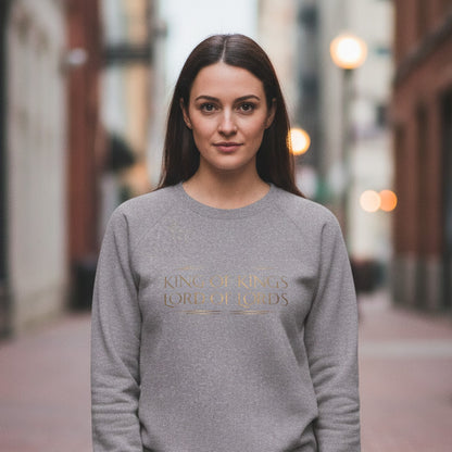 Jesus King of Kings Revelation 19:16 Christian Crewneck - Unisex Faith Apparel, Scripture Graphic, Soft Cotton