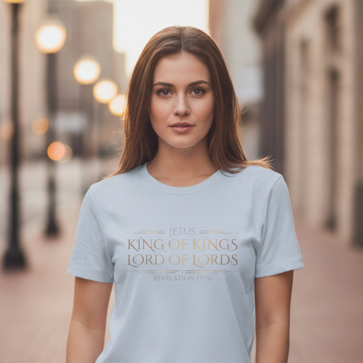 Jesus King of Kings Revelation 19:16 Christian T-Shirt - Unisex Faith Apparel, Scripture Graphic, Soft Cotton