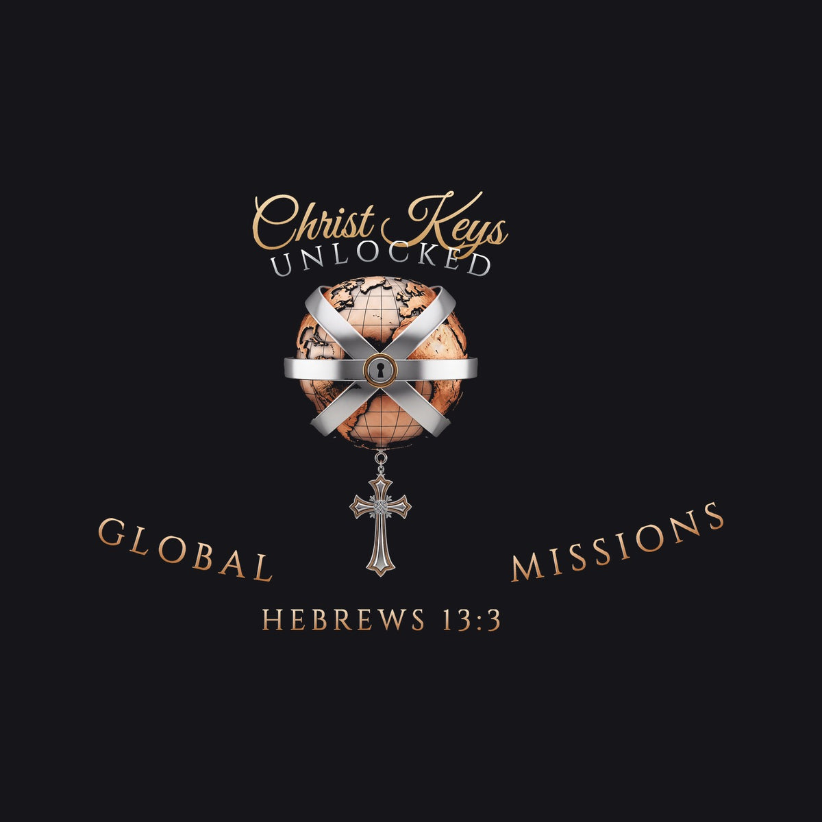 Unlocked Global Missions Hebrews 13:3 Christian Pullover Hoodie - Unisex Faith Apparel, Scripture Graphic