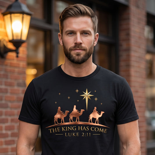 The King Has Come Premium Essential Tee