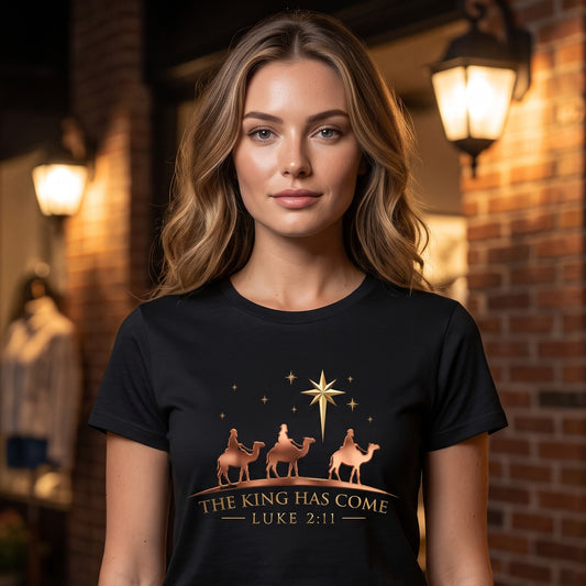 The King Has Come Premium Essential Tee