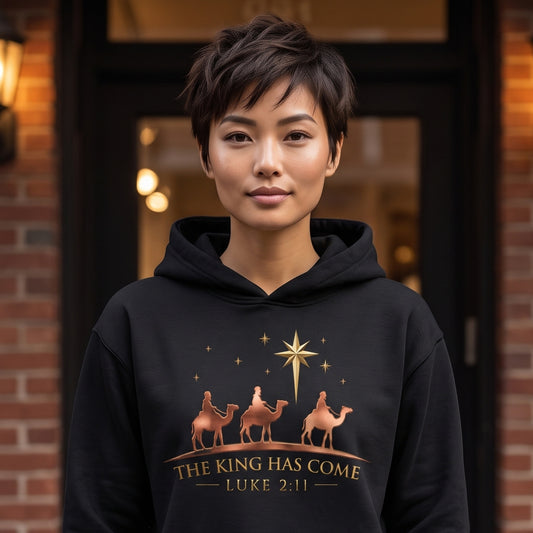 The King Has Come Premium Hoodie