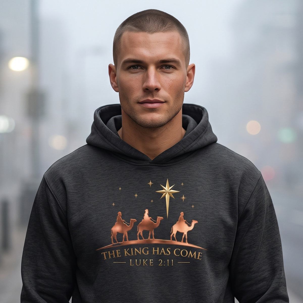 The King Has Come Premium Hoodie