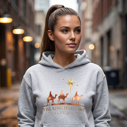 The King Has Come Premium Hoodie