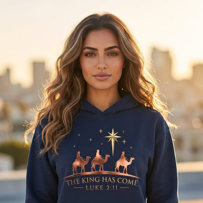 The King Has Come Premium Hoodie