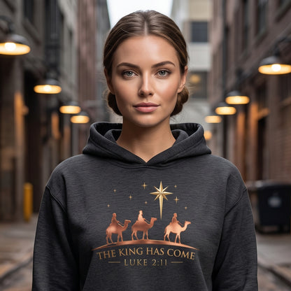 The King Has Come Premium Hoodie