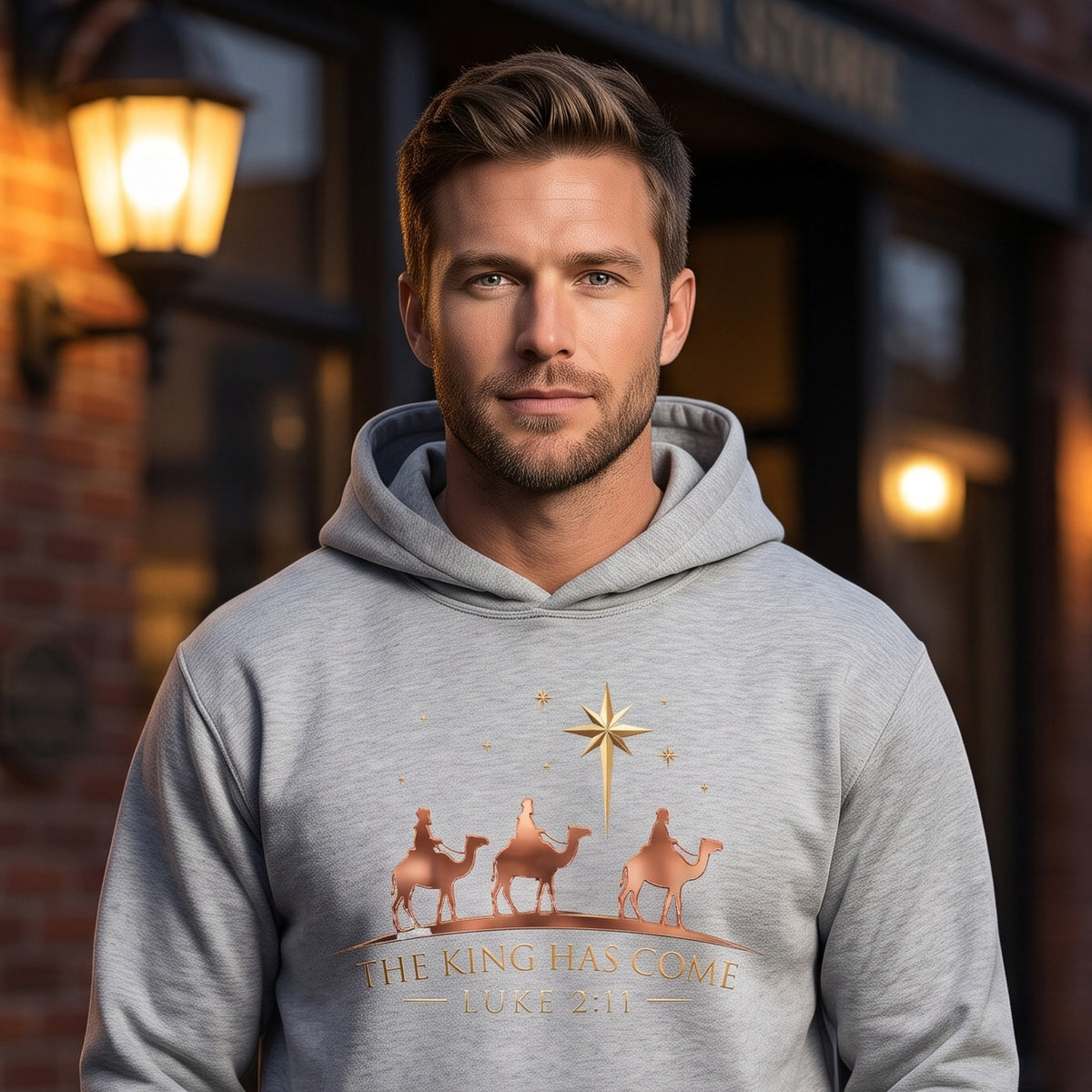 The King Has Come Premium Hoodie