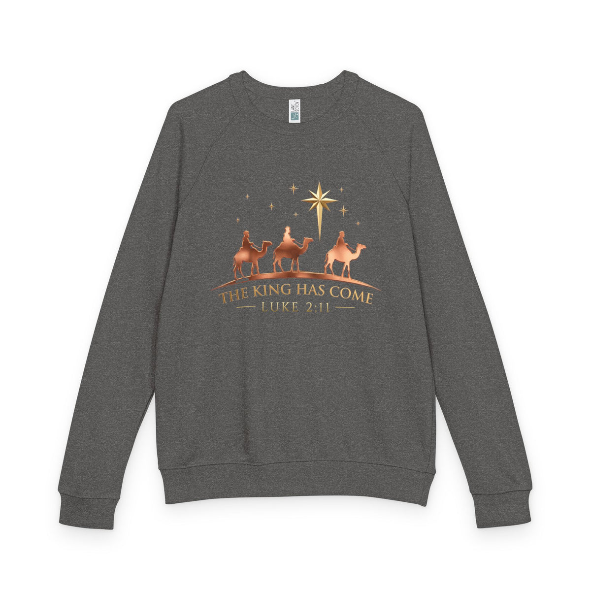 The King Has Come Premium Heavyweight Crewneck