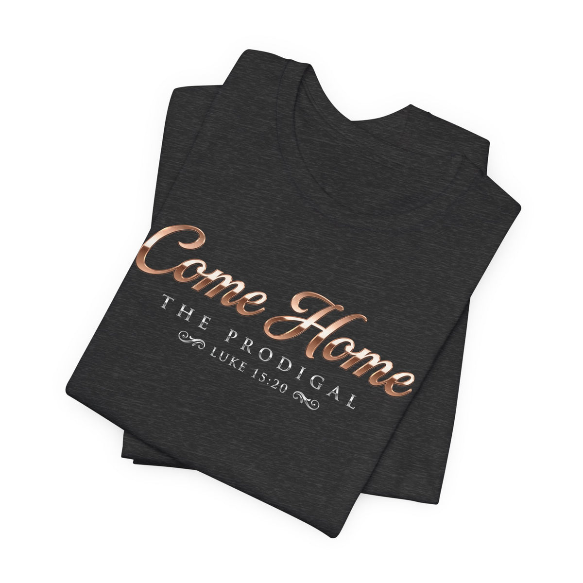 The Prodigal Luke 15:20 Christian T-Shirt - Unisex Faith Apparel, Scripture Graphic, Soft Cotton