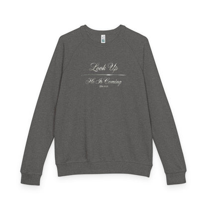 Look Up He Is Coming Premium Heavyweight Crewneck - STANDARD ISSUE