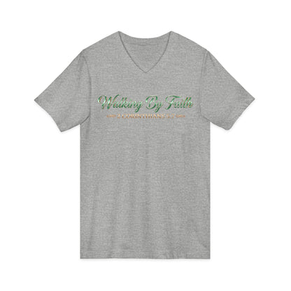 Walking By Faith Premium V-Neck