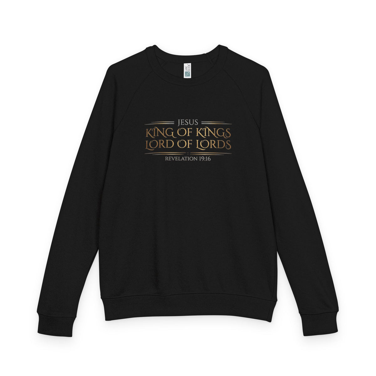 Jesus King of Kings Revelation 19:16 Christian Crewneck - Unisex Faith Apparel, Scripture Graphic, Soft Cotton