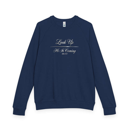 Look Up He Is Coming Premium Heavyweight Crewneck - STANDARD ISSUE