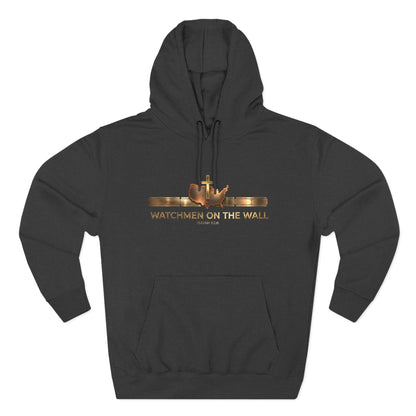 Watchmen on the Wall Isaiah 62:6 Christian Pullover Hoodie - Unisex Faith Apparel, Scripture Graphic, Soft Cotton
