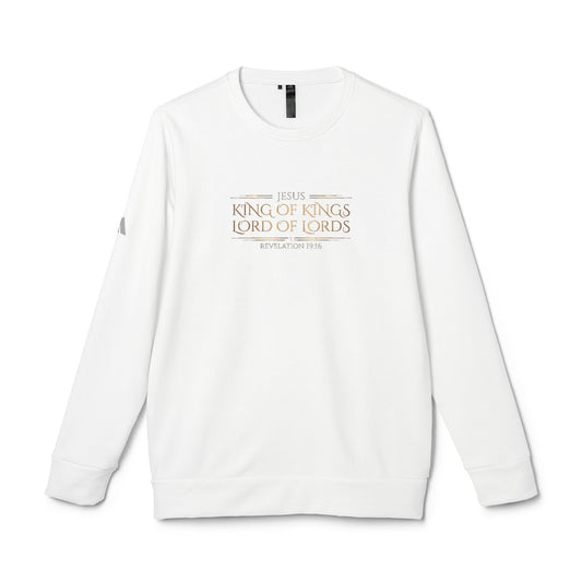 Jesus King of Kings Premium Performance Crewneck | Adidas®