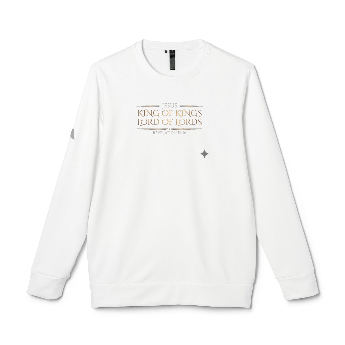Jesus King of Kings Premium Performance Crewneck | Adidas®