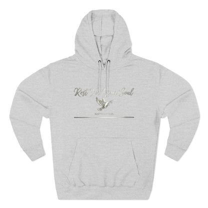 Rest For Your Soul Matthew 11:29 Christian Pullover Hoodie - Unisex Faith Apparel, Scripture Graphic, Soft Cotton