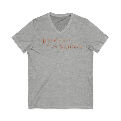 Justice For The Nations Premium V-Neck | STANDARD ISSUE
