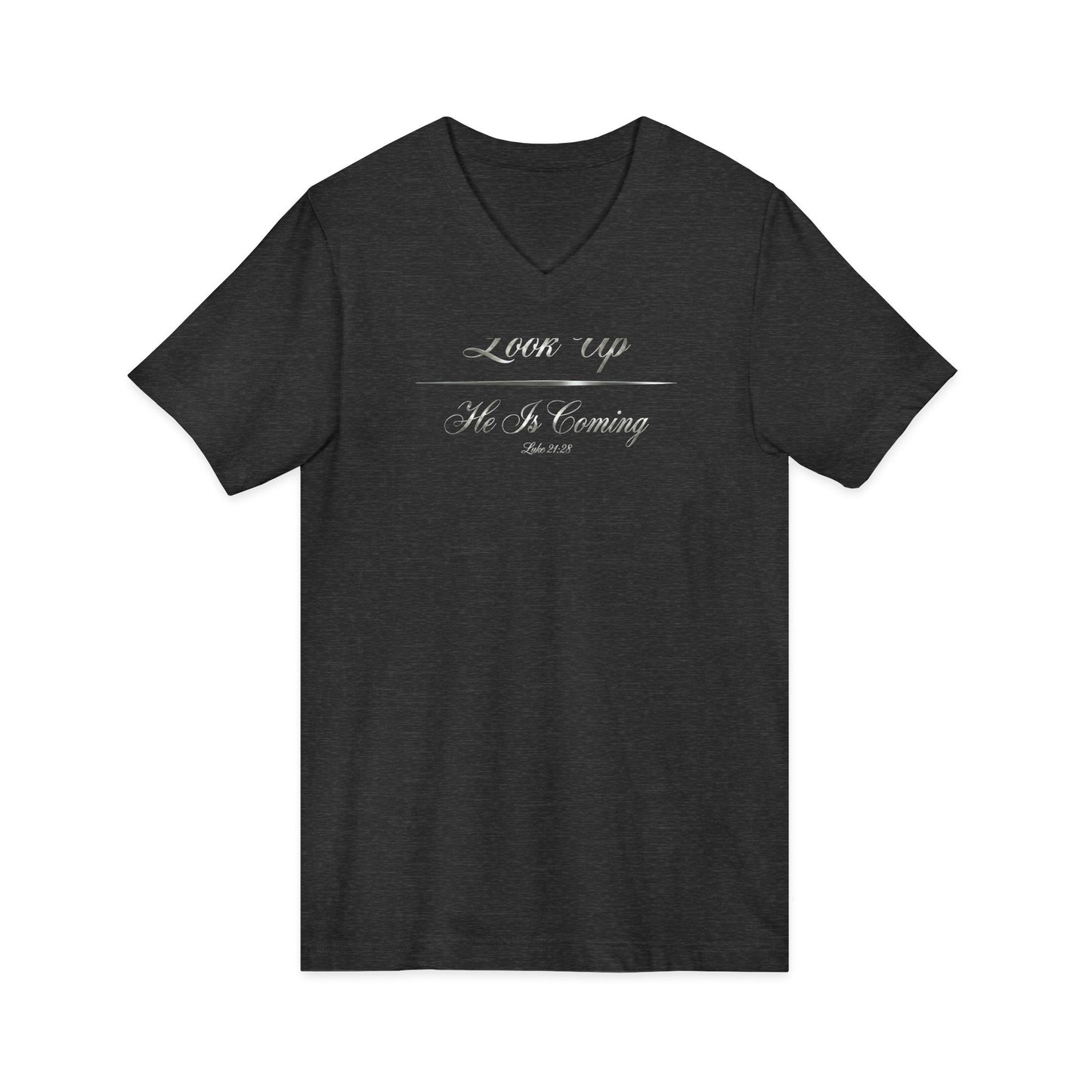 Look Up He Is Coming Premium V-Neck | STANDARD ISSUE