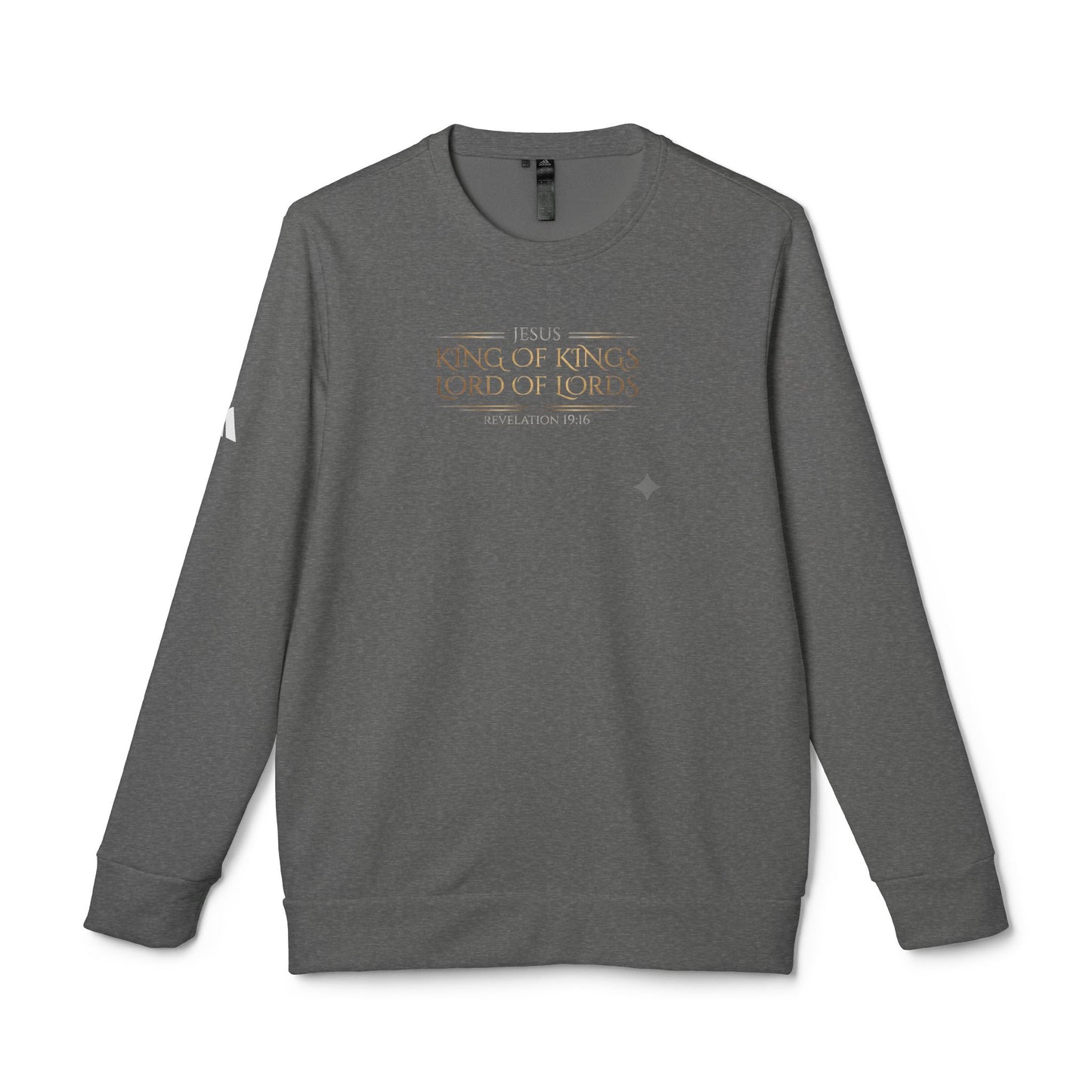 Jesus King of Kings Premium Performance Crewneck | Adidas®