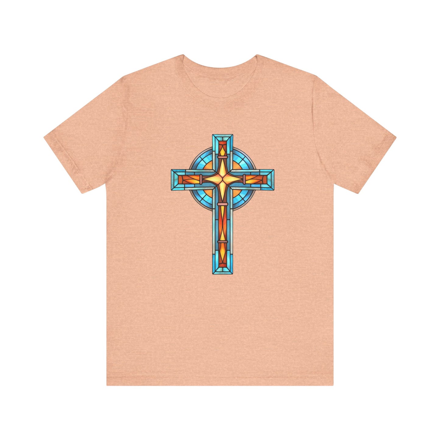“The Faith Cross” Christian T-Shirt – Hebrews 11:1 – “Faith is the substance of things hoped for, the evidence of things not seen.”