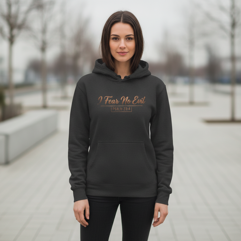 Christ Keys model mockup - Charcoal Heather female