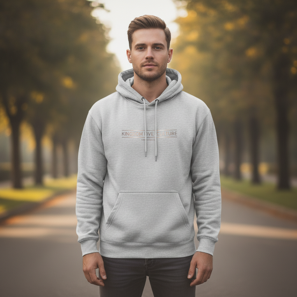 Christ Keys model mockup - Heather Grey male