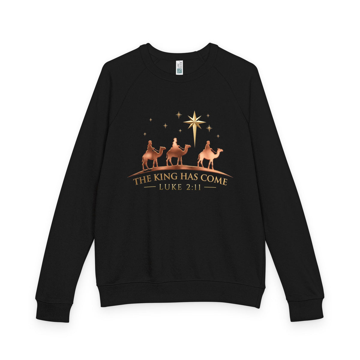 The King Has Come Premium Heavyweight Crewneck