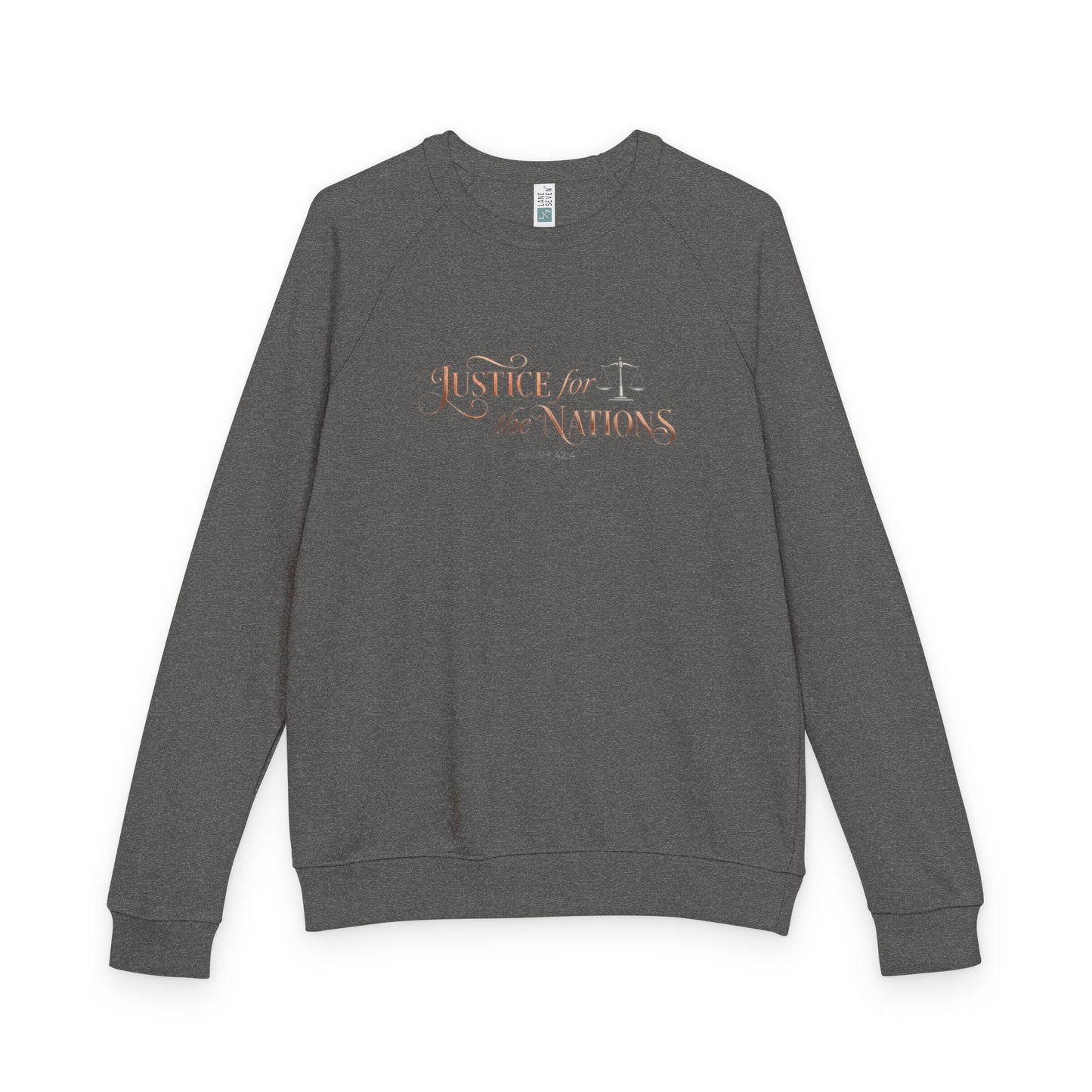 Justice For The Nations Premium Heavyweight Crewneck - STANDARD ISSUE