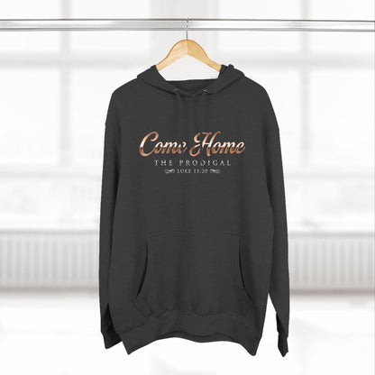 The Prodigal Luke 15:20 Christian Pullover Hoodie - Unisex Faith Apparel, Scripture Graphic, Soft Cotton
