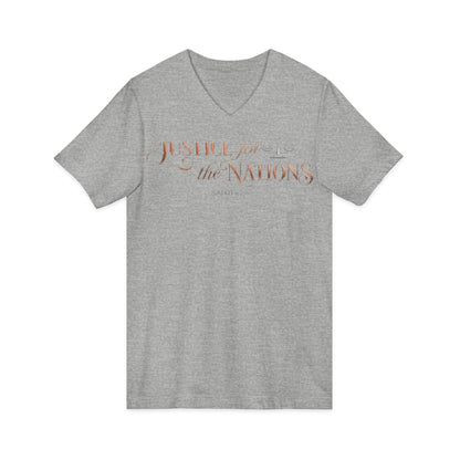 Justice For The Nations Premium V-Neck | STANDARD ISSUE