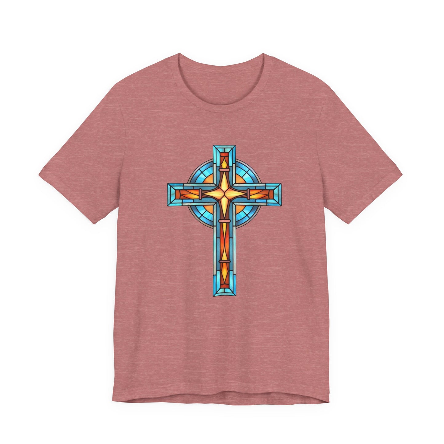 “The Faith Cross” Christian T-Shirt – Hebrews 11:1 – “Faith is the substance of things hoped for, the evidence of things not seen.”