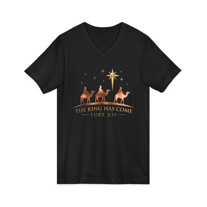 The King Has Come Premium V-Neck
