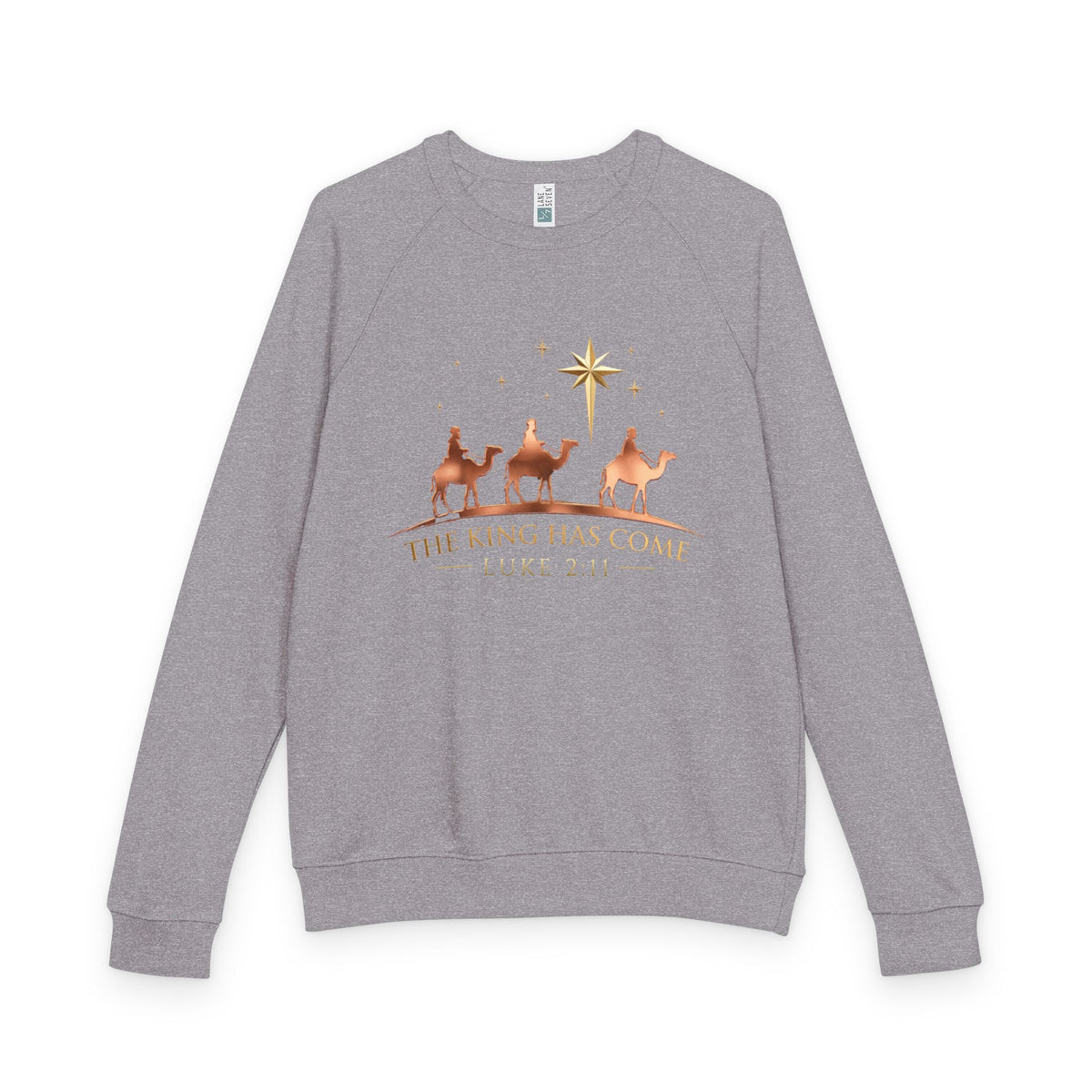 The King Has Come Premium Heavyweight Crewneck