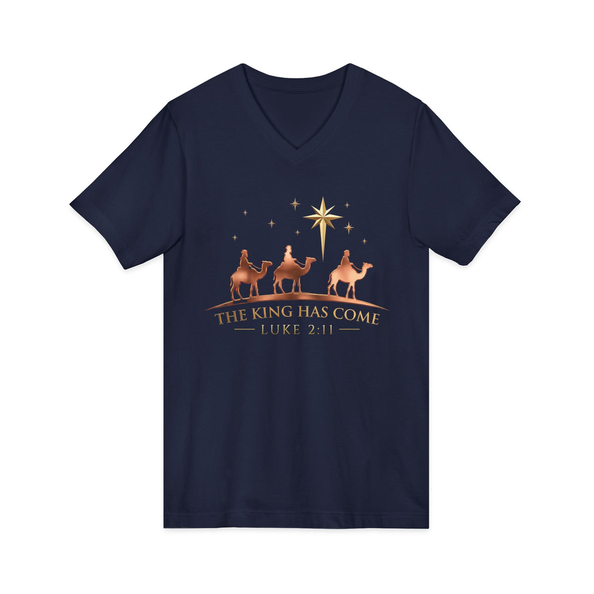 The King Has Come Premium V-Neck